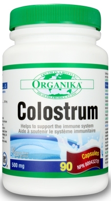 Colostrum 500mg 90cps - ORGANIKA HEALTH