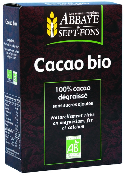 Cacao pulbere degresata bio 200g - ABBAYE