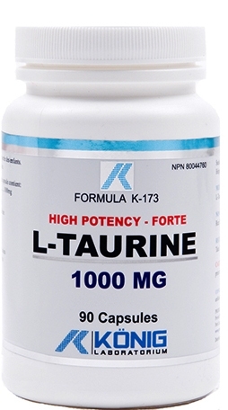 L taurina forte 1000mg 90cps - KONIG