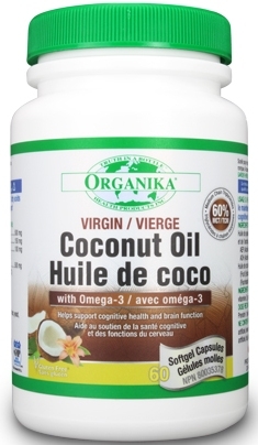 Ulei cocos omega3 60cps - ORGANIKA HEALTH