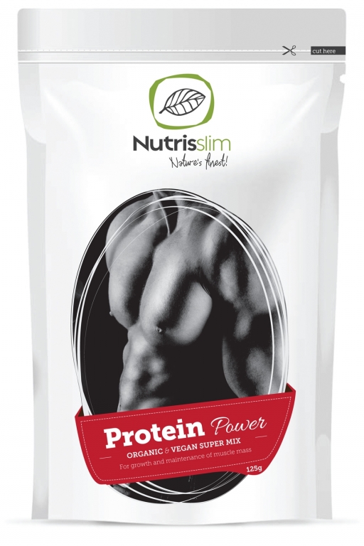 Pulbere proteica mix vegan Protein Power eco 125g - NUTRISSLIM