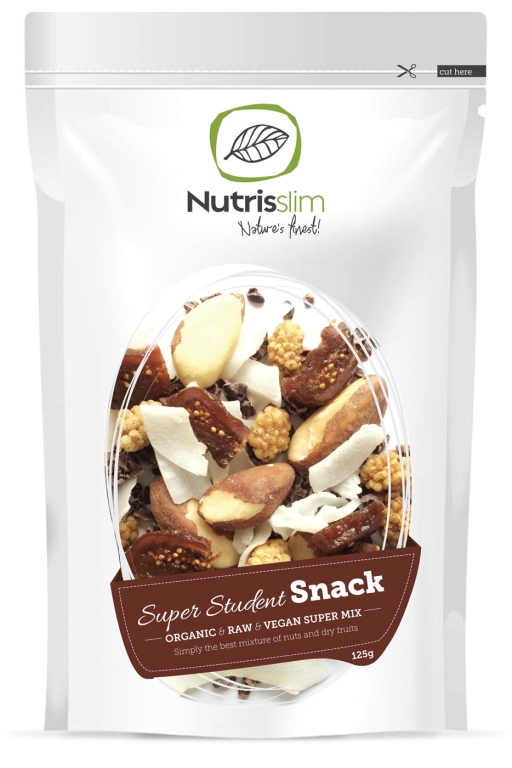 Mix fructe uscate nuci Snack eco 125g - NUTRISSLIM