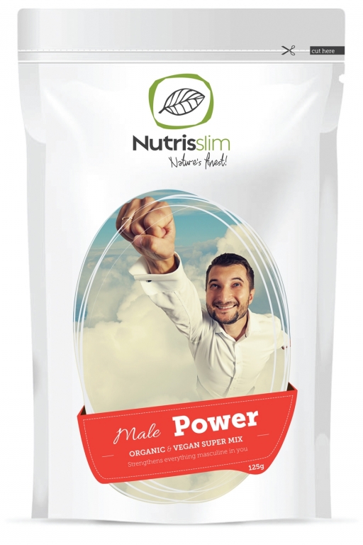 Pulbere mix vegan Power barbati eco 125g - NUTRISSLIM