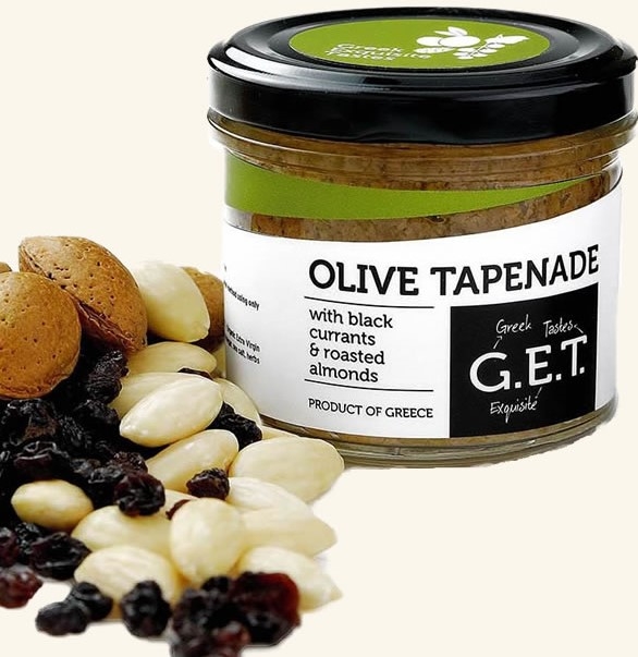 Pasta masline migdale coacaze Tapenade 105g - G.E.T.