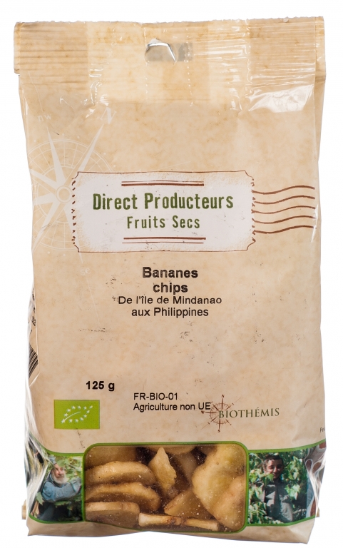 Banane uscate rondele Filipine eco 125g - BIOTHEMIS