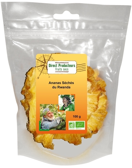 Ananas uscat eco 100g - BIOTHEMIS