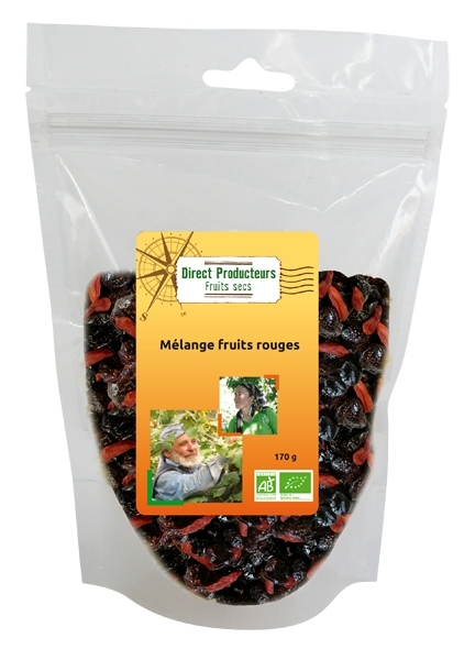 Mix fructe rosii eco 170g - BIOTHEMIS