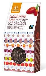 Boabe goji uscat invelite ciocolata neagra eco 90g - LANDGARTEN