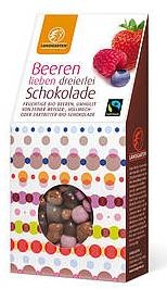 Boabe fructe padure invelite mix ciocolata eco 90g - LANDGARTEN