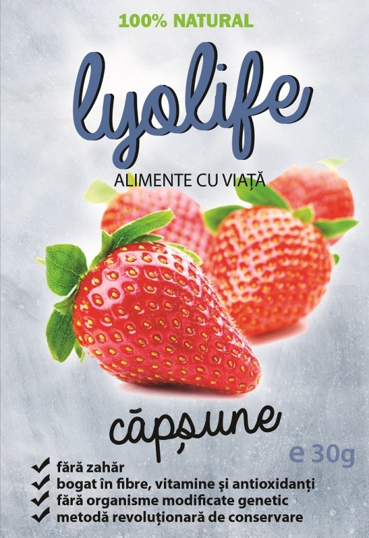 Capsuni liofilizate 30g - LYOLIFE