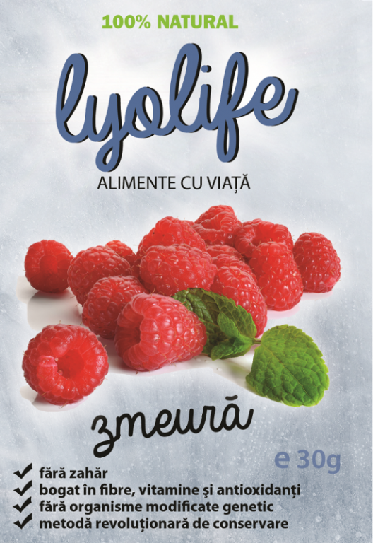 Zmeura liofilizata 30g - LYOLIFE