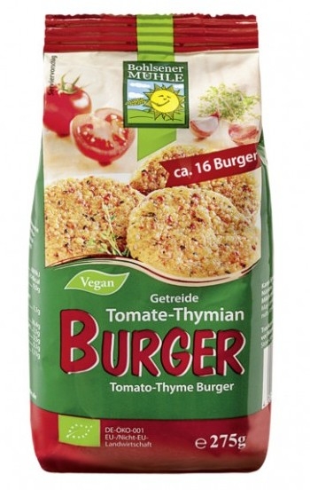 Premix burgeri vegetali tomate cimbru eco 275g - BOHLSENER MUHLE