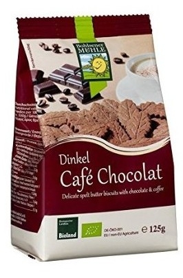 Biscuiti frunze alac ciocolata cafea eco 125g - BOHLSENER MUHLE