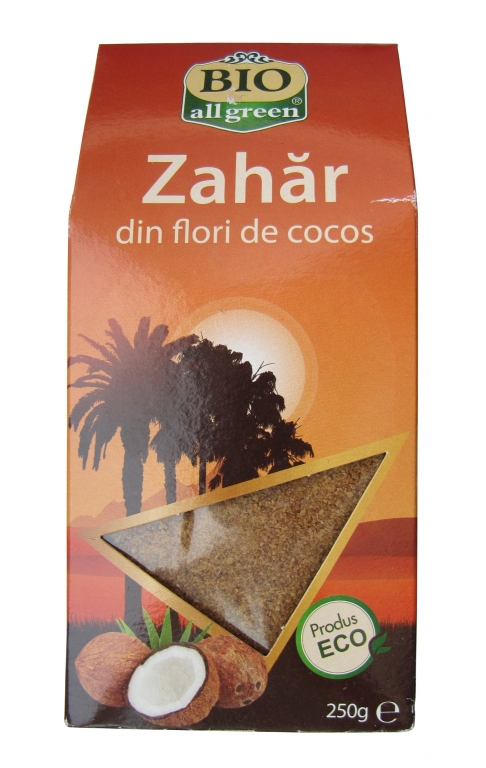 Zahar flori cocos bio 250g - BIO ALL GREEN