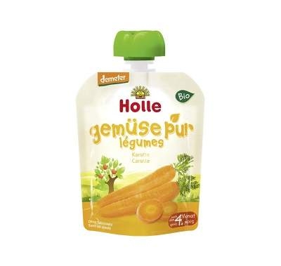 Piure morcovi bebe +4luni eco 90g - HOLLE