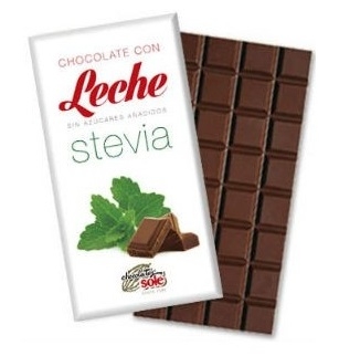 Ciocolata lapte stevia 100g - SOLE
