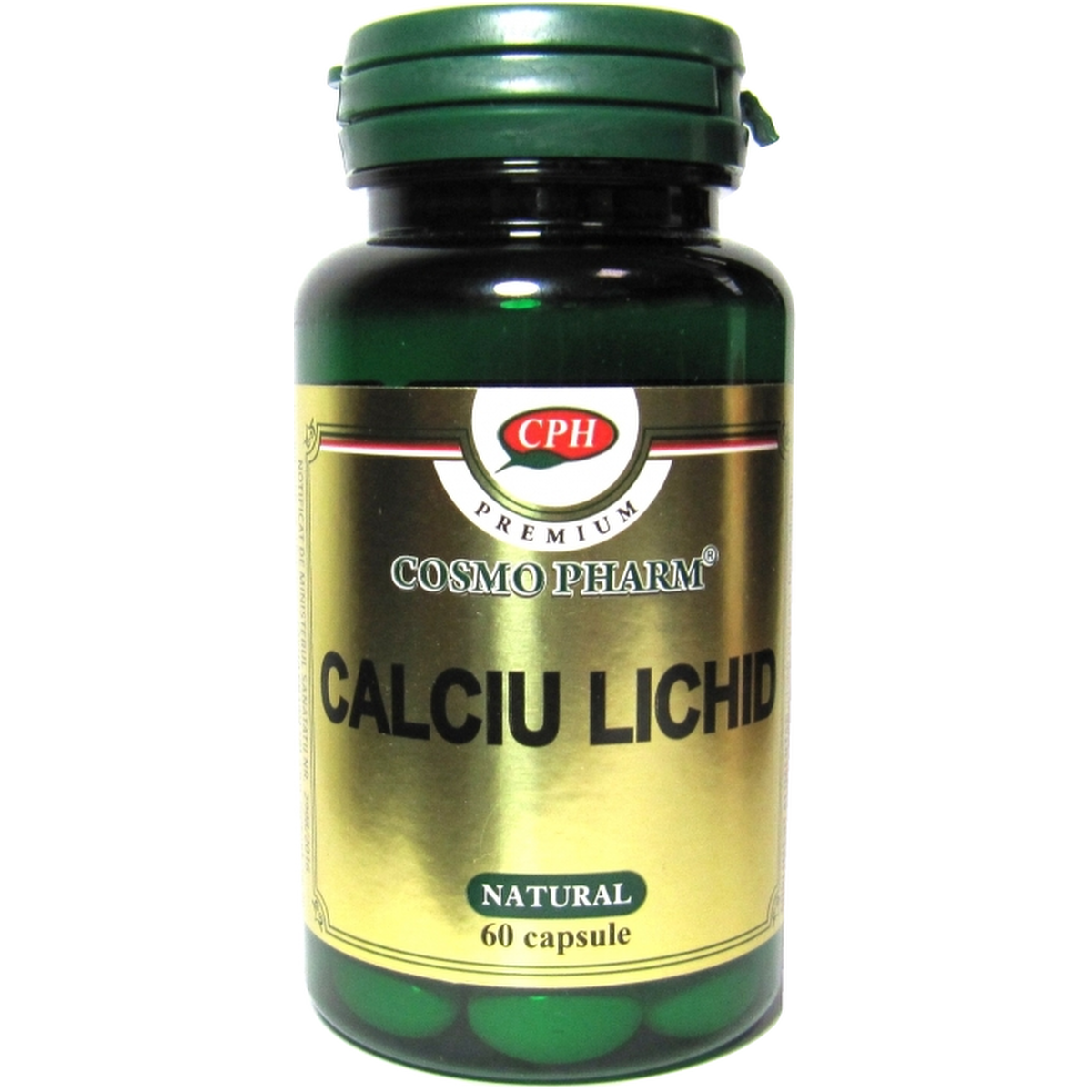 Calciu lichid Premium 60cps - COSMO PHARM