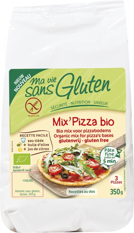 Premix blat pizza fara gluten eco 350g - MA VIE SANS GLUTEN