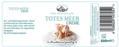 Crema minerale Marea Moarta pompita 500ml - VOM PULLACH HOF
