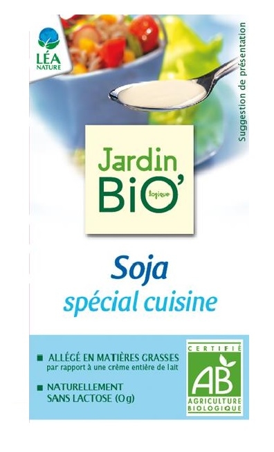 Smantana vegana soia pt gatit eco 250ml - JARDIN BIO