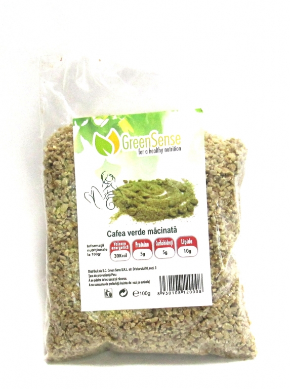 Cafea verde macinata 100g - GREEN SENSE