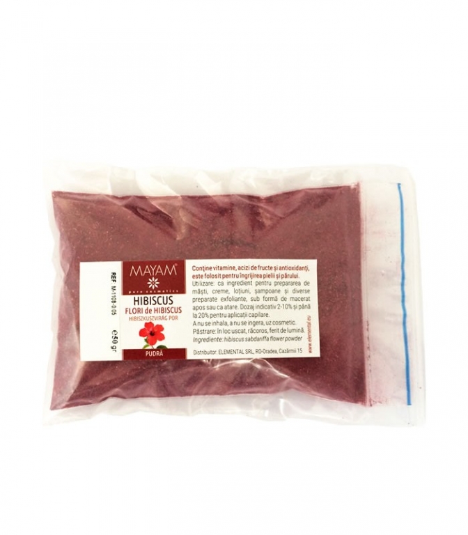 Pudra flori hibiscus 50g - MAYAM