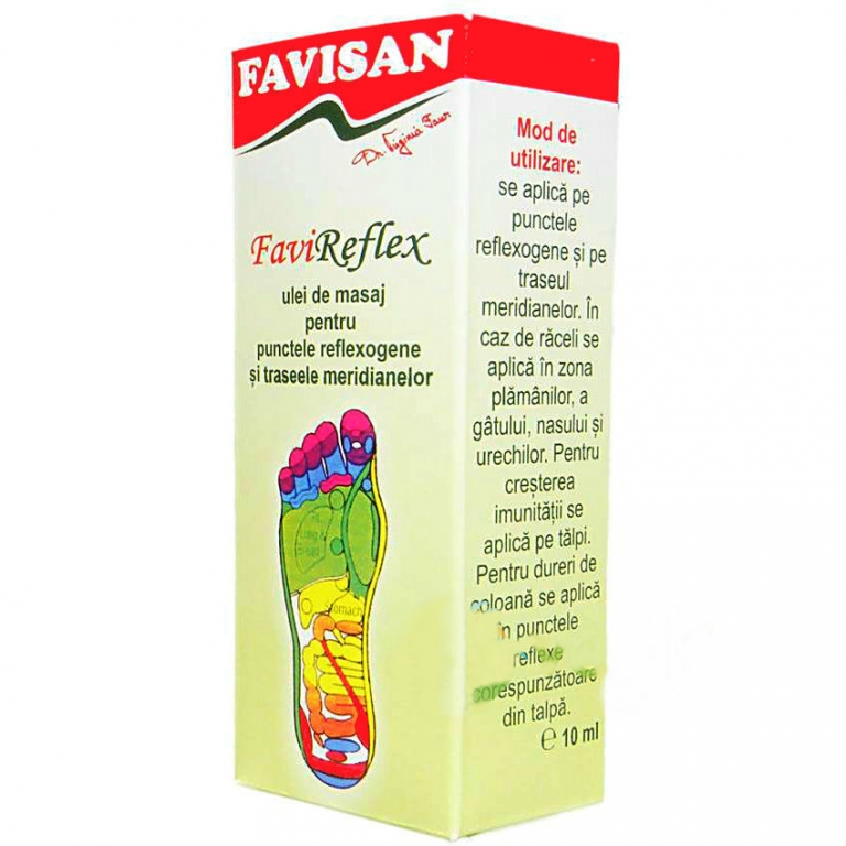 Ulei masaj reflexogen FaviReflex 10ml - FAVISAN