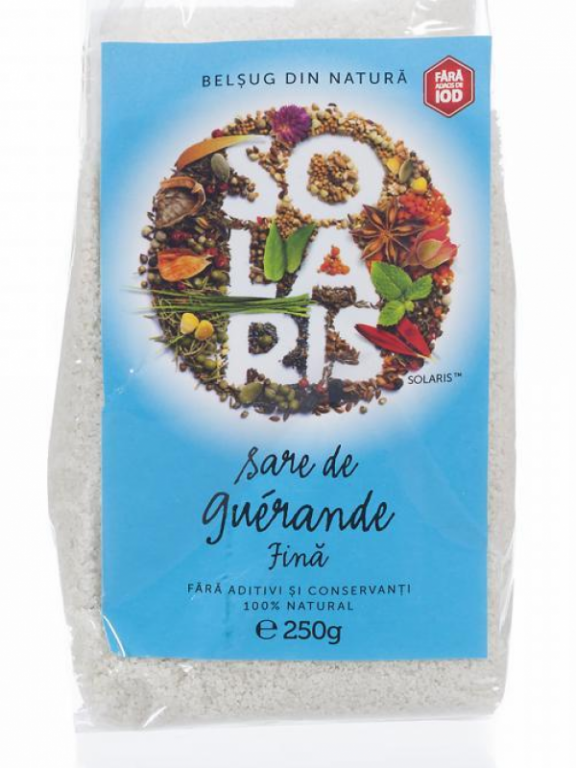 Sare mare fina de Guerande 250g - SOLARIS