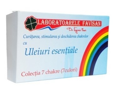 Colectie uleiuri esentiale 7 chakre 35ml - FAVISAN