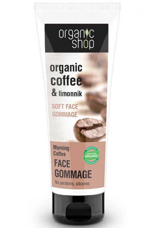 Exfoliant delicat cafea schizandra 75ml - ORGANIC SHOP