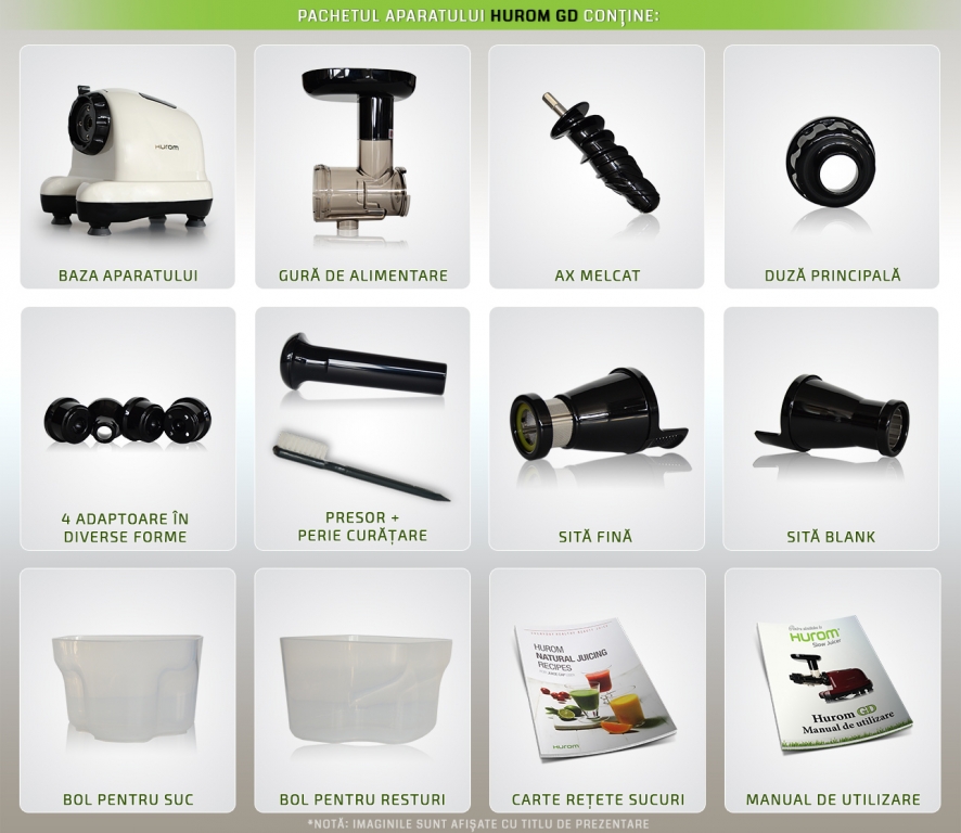 Storcator electric presare la rece GD rosu 1b - HUROM
