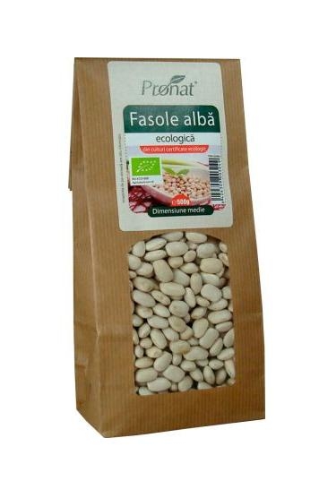 Fasole alba boabe eco 500g - PRONAT