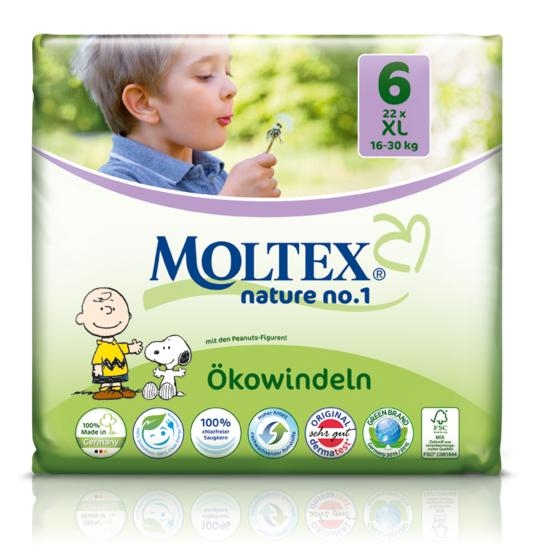 Scutece naturale nr6 {16~30kg} 22b - MOLTEX