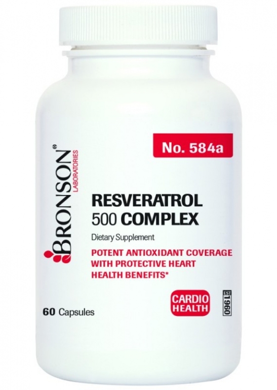 Resveratrol complex 500mg 60cps - BRONSON