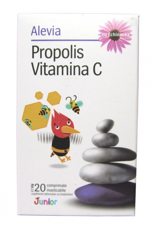 Propolis C echinaceea junior 20cp - ALEVIA