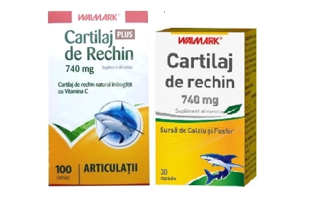 Pachet Cartilaj rechin plus 740mg 100+30cps - WALMARK