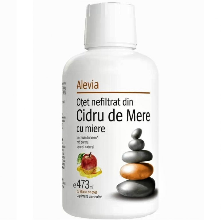 Otet cidru mere miere nefiltrat 473ml - ALEVIA