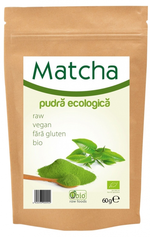 Ceai verde matcha pulbere eco 60g - OBIO