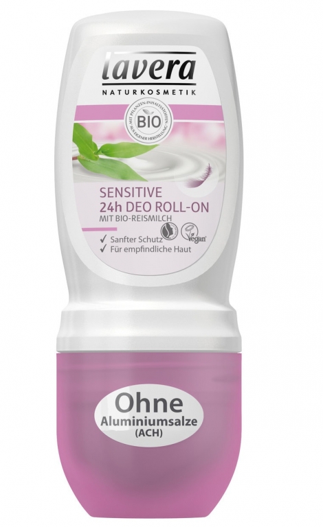 Deodorant roll on 24h lapte_orez Sensitive 50ml - LAVERA