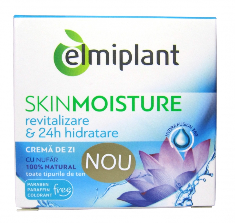 Crema zi hidratanta nufar SkinMoisture 50ml - ELMIPLANT