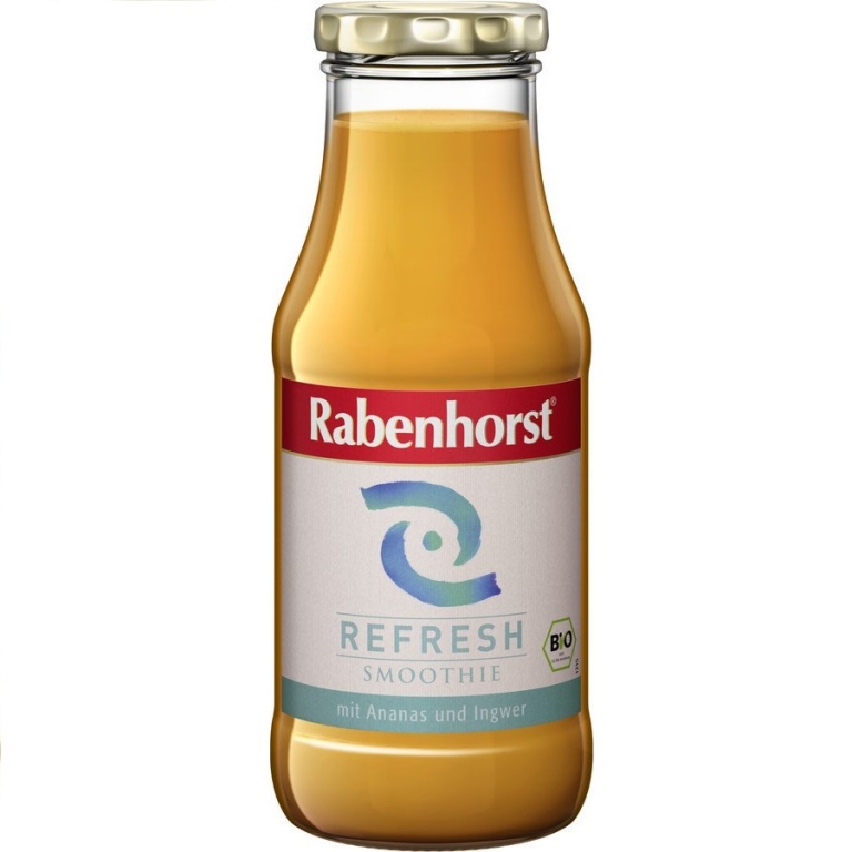 Smoothie Refresh ananas ghimbir eco 240ml - RABENHORST