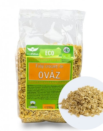 Fulgi ovaz crocanti bio 250g - PIRIFAN