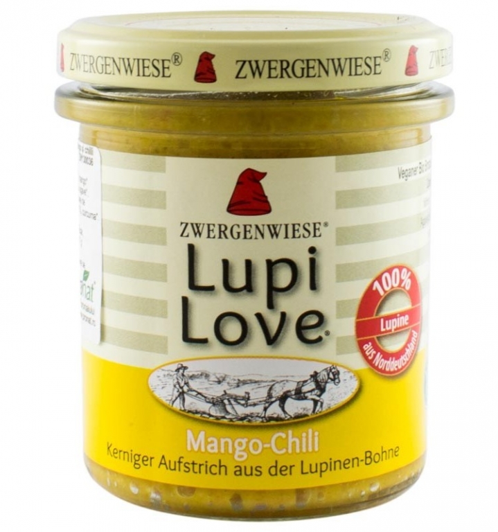 Crema tartinabila lupin mango chilli eco 165g - ZWERGENWIESE