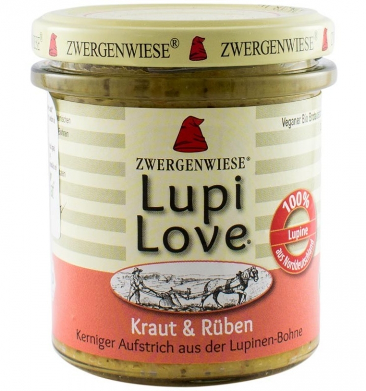 Crema tartinabila lupin varza acra morcovi eco 165g - ZWERGENWIESE