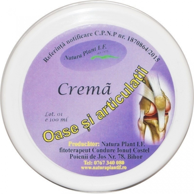 Crema oase articulatii 120ml - NATURA PLANT IF