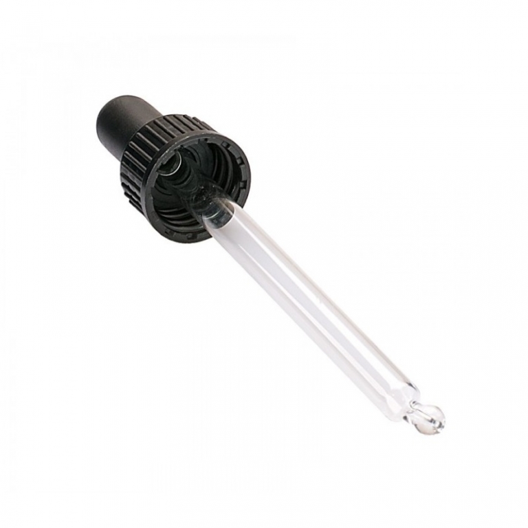 Capac cu pipeta sticla pt sticlute DIN18 100ml 1b - MAYAM