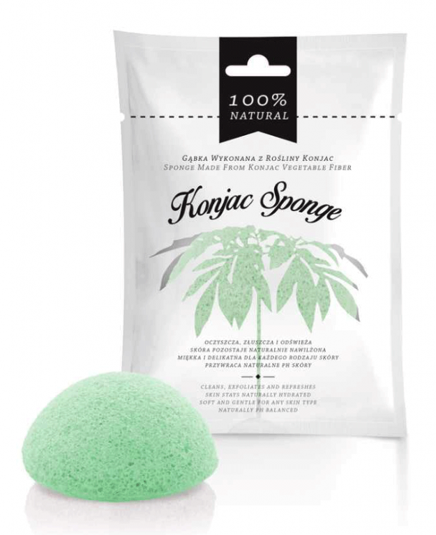 Burete konjac argila verde pt ten mixt gras 50g - DIET FOOD