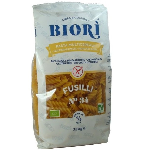 Paste fusilli multicereale fara gluten eco 250g - BIORI