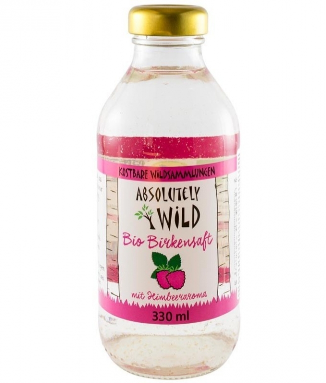 Seva mesteacan nefiltrata zmeura bio 330ml - ABSOLUTELY WILD