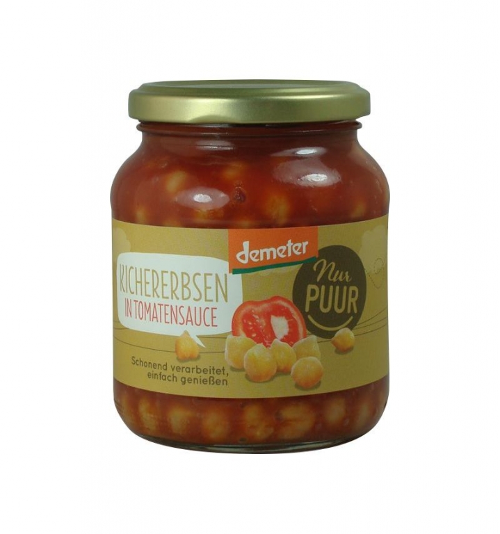 Conserva naut in sos tomat eco 350g - NUR PUUR